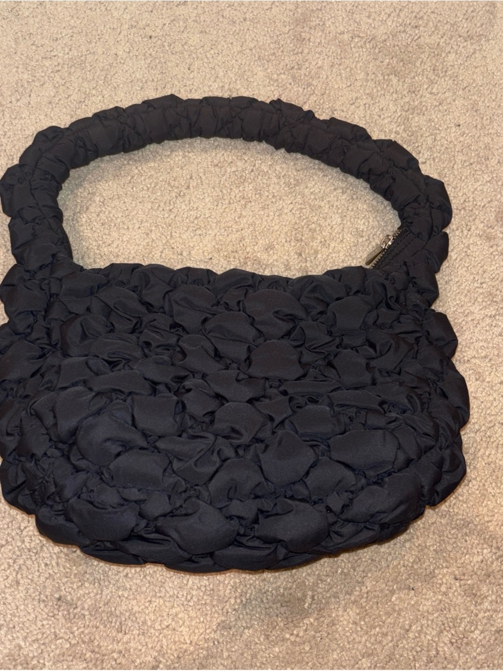 Aritzia Black Quilted Shoulder Bag